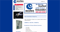 Desktop Screenshot of eccleselectric.com